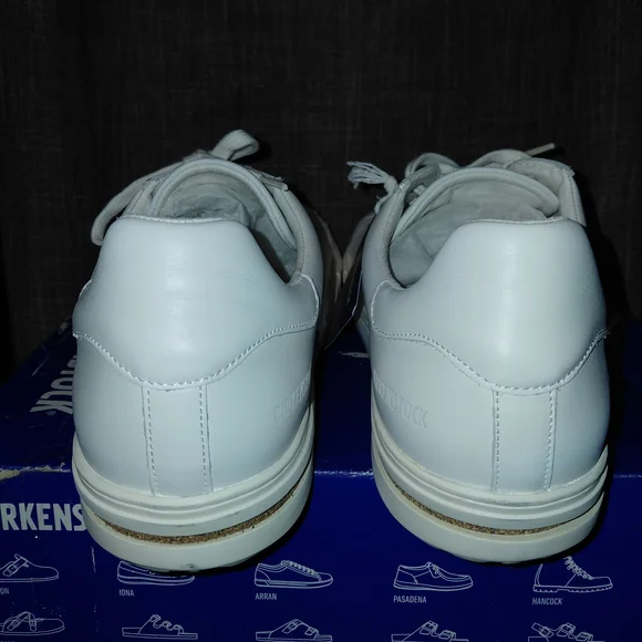Birkenstock Bend Low Men's Classic White Sneakers - Picture 6 of 11